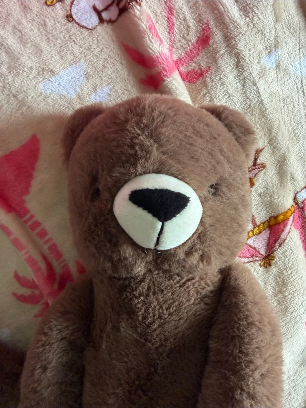PillowFort Plush Brown Teddy Bear Stuffed Animal Soft Comfort Toy Kids Baby